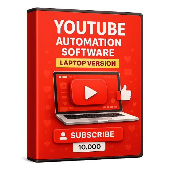 YouTube Automation Software Laptop Version
