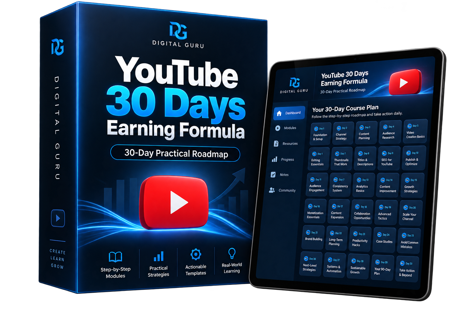 Digital Guru YouTube 30 Days Earning Formula course